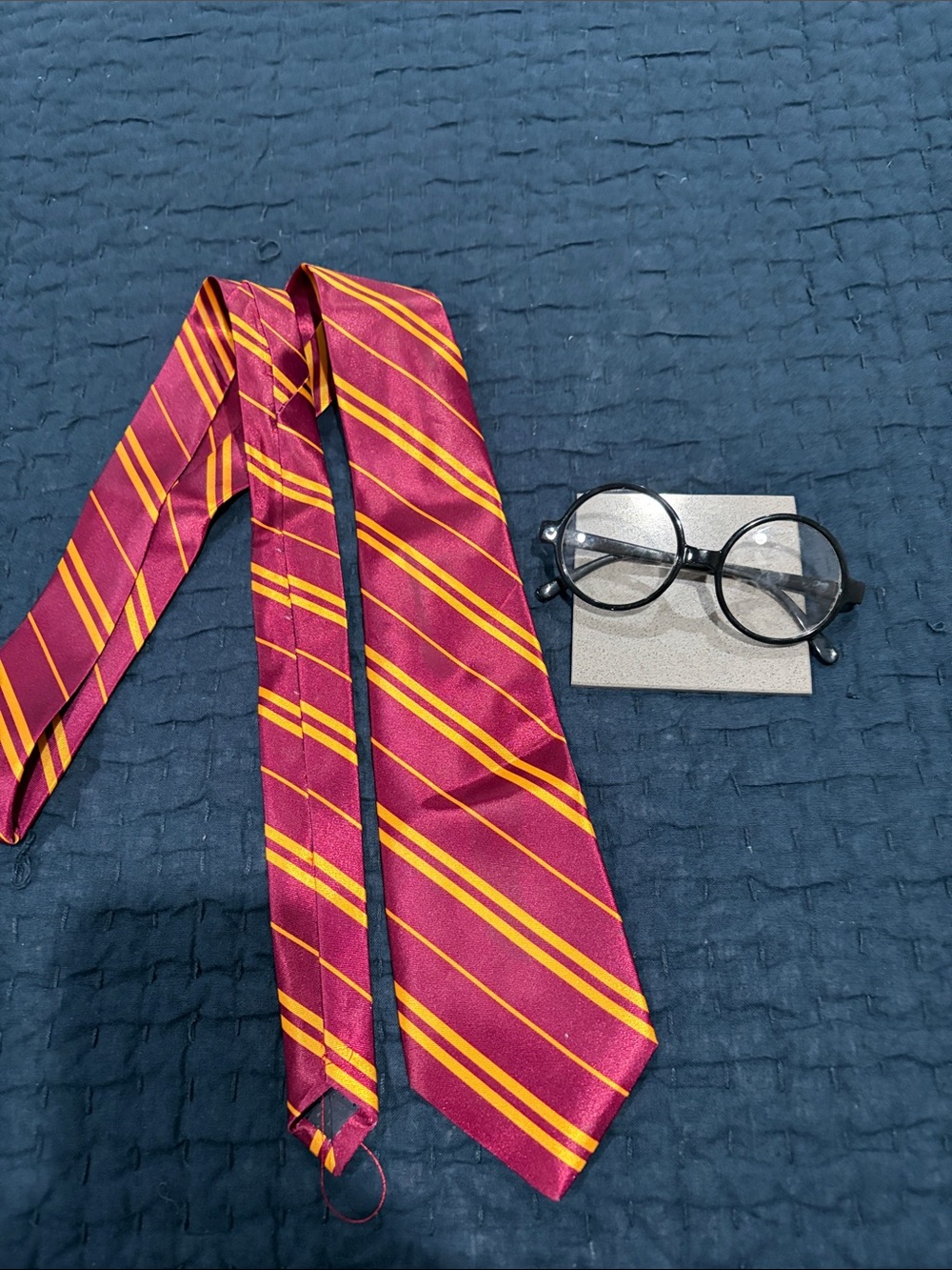 Harry Potter Griffendor tie and glasses - kids costume